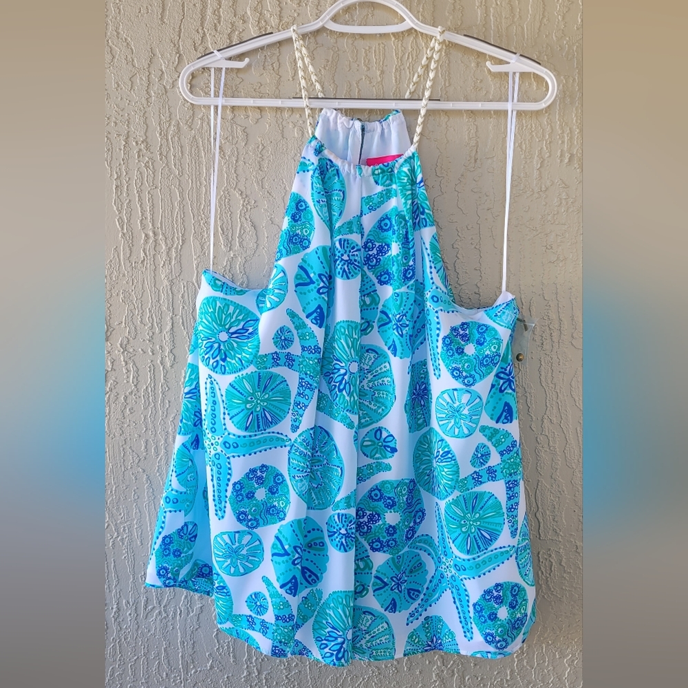 Lily Pulitzer Size XXL NWOT Teal Blouse